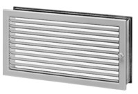Helios LGR 450/150 Lüftungsgitter, regulierbar Stahl verzinkt, weiß  lackiert - Felderer GmbH