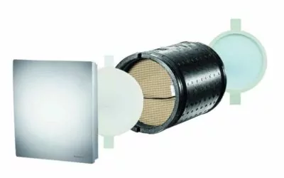 Dezentrale Wohnraumlüftung mit dem Maico Push/Pull-System