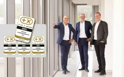 Vierter Plus X Award in Folge: Helios glänzt erneut mit „Höchster Kundenzufriedenheit“