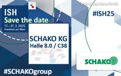 ISH 2025: SCHAKO KG präsentiert Innovationen für Klimaschutz und Energieeffizienz