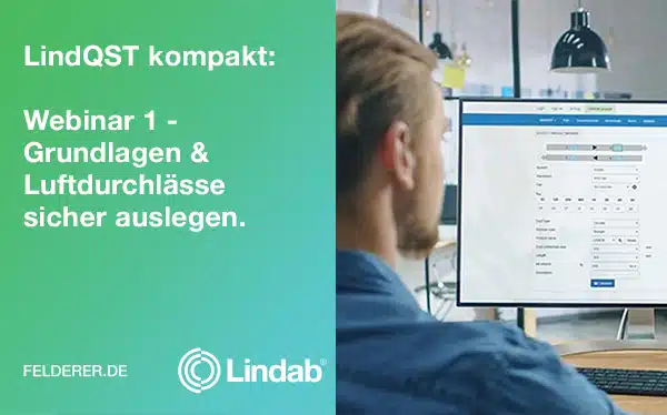 LindQST Webinar-Serie: Webinar 1 – Grundlagen & Luftdurchlässe sicher auslegen